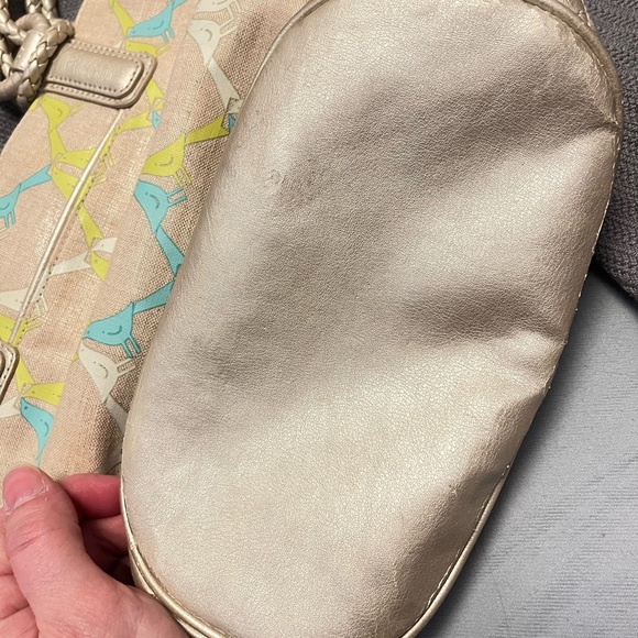 Vera Bradley tote hand bag in the “sittin in the trees” patterns - Picture 4 of 4